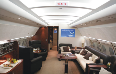 Airbus A318 for charter hire with Exact Aviation