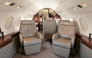 Falcon 2000 for charter hire with Exact Aviation