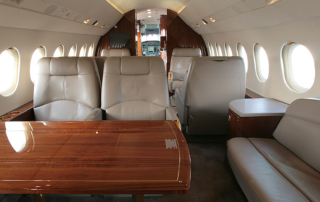 Falcon 2000 for charter hire with Exact Aviation