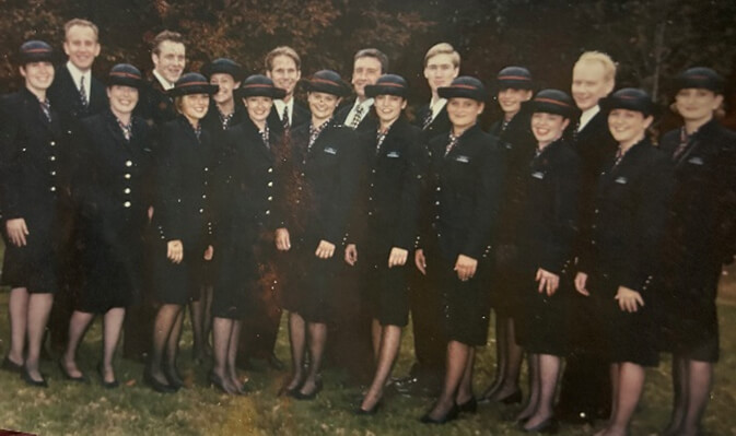 BA training course of 1997 (I am 6th from the right)